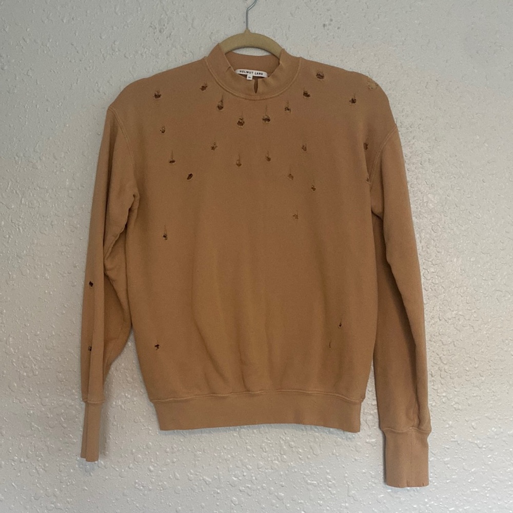 HELMUT LANG - XS - Tan Sweatshirt